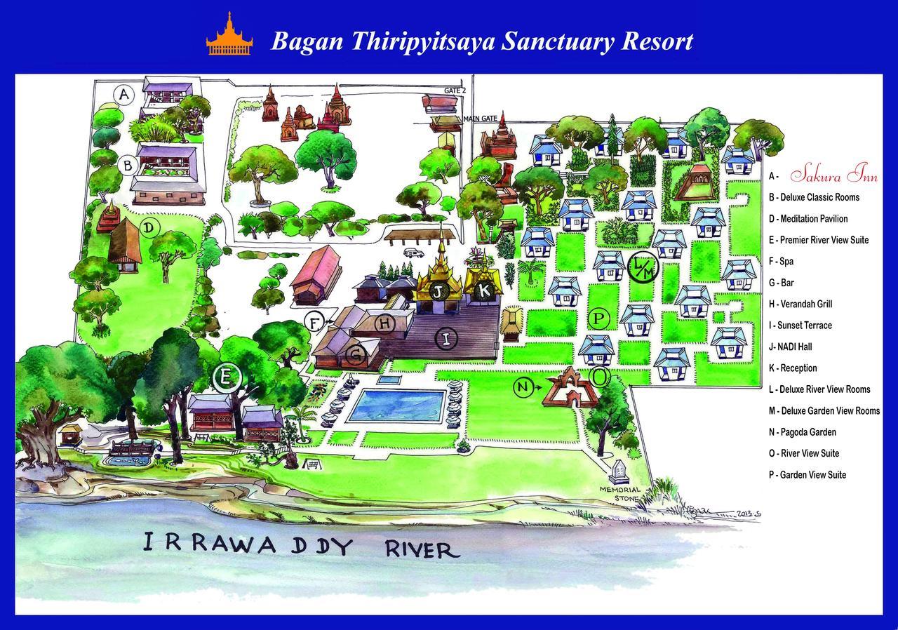 Bagan Thiripyitsaya Sanctuary Resort Exterior foto
